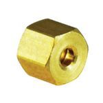 Midland Industries 38732 Sleeve Nut, Nut, 5/32 in, Split Sleeve End Style, Brass