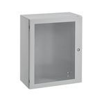 nVent HOFFMAN CONCEPT™ CSD24248W CW1 1-Door Wall Mount Enclosure With Window, 24 in L x 24 in W x 8 in D, NEMA 4/12/13, Steel
