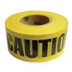 Cully™ 94628 Underground Barricade Tape, Yellow, 1000 ft L x 6 in W, Legend: Caution High Voltage