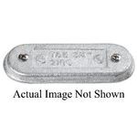 T&B® Industrial Fitting 370F Oval Conduit Body Cover, 1 in Hub, For Use With: Form 7 EMT Conduit, Iron