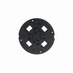 PREMISE WIRING SystemOne™ S1SP4X4 Fabricated Standard Sub-Plate With 18 in Lead, 5.36 in Dia, 6.26 in W, Composite