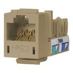 PREMISE WIRING SPEEDGAIN® XCELERATOR™ HXJ5EEI Cat 5e Modular Jack, Keystone Mounting, 1 Ports, Thermoplastic