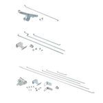 Hoffman ProLine™ PMLMAK P20 Master Door Interlock Kit, For Use With ProLine™ Modular Enclosure Frame, Steel, Black