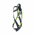 Miller® by Honeywell AirCore™ ACA-QC/UGN Lightweight Unisex Harness, L/XL, 400 lb Load, Polyester Strap, Quick-Connect Leg Strap Buckle, Quick-Connect Chest Strap Buckle, Cam Shoulder Strap Buckle, Aluminum Hardware, Green