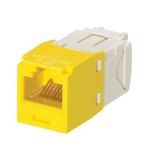 Panduit® CJ688TGYL TX6™ PLUS 8-Position 8-Wire TG Style Universal UTP Jack Module, Cat 6/Mini-Com® Module, 1 Ports, ABS