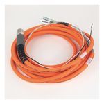 Rockwell Automation SpeedTEC Cable, Motor Power With Brake Wires, SpeedTec DIN Connector, Drive-end, Flying-lead, 16 AWG, Standard (Non-Flex), 7 Meters