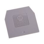 Rockwell Automation End Barrier, Gray (Standard), Qty. 50