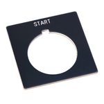 Rockwell Automation 800H Legend Plate,Standard,START,Gray