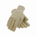 PIP® 42-C700/L Loop-Out Work Gloves, Seamless Style, L, Cotton Terry Cloth Palm, Cotton, Natural, Knit Wrist Cuff, Bright Coating, Resists: Abrasion, Cut and Heat, Unlined Lining