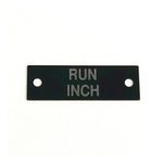 Rockwell Automation Legend Plate - RUN INCH