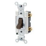 Leviton® CSB1-15 Toggle Switch, 120/277 VAC, 15 A, SP Contact Configuration