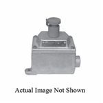 Crouse-Hinds EDS2184 S769 1-Gang 1-Circuit Dead End Explosionproof Heavy Duty Pushbutton Control Station, 600 VAC, 1NO-1NC Contact Configuration, 1 Operator, NEMA 3/7BCD/9EFG