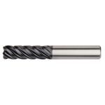 Kennametal® 6064701 HARVI™ II UGDE High Performance Corner Radius End Mill, 20 mm Diameter Cutter, 60 mm Length of Cut, 5 Flutes, 20 mm Shank Diameter, 125 mm OAL, PVD-AlTiN Coated