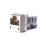 PREMISE WIRING NEXTSPEED® SPEEDGAIN® XCELERATOR™ HXJ5ELA XJ5e Cat 5e Universal Modular Jack, UTP Module, 1 Ports