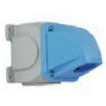 MELTRIC 711C7N05 70 deg Size 1 Box and Angle, 5.53 in H x 6.63 in W x 6.78 in D, For Use With DSN20 Switch Rated, PN Series Multi-Pin Plug and Receptacle, PBT