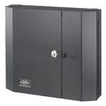 PREMISE WIRING FCW4SP 2-Doors Unloaded OptiChannel™ Wall Mount Cabinet, 16.8 in H x 14.9 in W x 5.7 in D, Stud/Wall Mount, Composite/Steel, Black