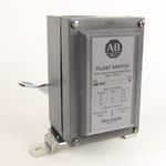 Allen-Bradley 840-A42 840 Automatic Float Switch,  Style A  Industrial Switch,  Low Operating Force,  Convertable for Tank or Sump Operation,  Type 4 Fiberglass Polyester enclosure,  2 N.C. contacts