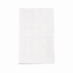 Brady® DAT-11-502-10 Printer Label, 3/8 in L x 1 in W, White Legend/Background, B-502 Vinyl Cloth