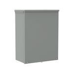 nVent HOFFMAN A18R1810 A90S3 B-Style Body Wall Mount Enclosure, 18 in L x 18 in W x 10 in D, NEMA 3R, Steel
