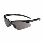 Bouton® 250-28-0021 Adversary™ Lightweight Unisex Protective Glasses With Adjustable Neck Cord, Anti-Fog Lens Coating, Gray Lens, Semi-Rimless Frame, Black Frame, Polycarbonate Frame, Polycarbonate Lens, Specifications Met: ANSI Z87.1