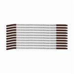 Brady® SCN15-8 Clip Sleeve™ Pre-Printed Wire Marking Sleeve, 0.154 to 0.177 in Wire, Nylon, 8 Legend