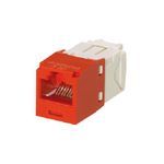 Panduit® CJ688TGRD TX6™ PLUS 8-Position 8-Wire RJ45 Universal TG Style UTP Jack Module, Cat 6/Mini-Com® Module, 1 Ports