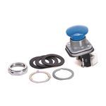 Rockwell Automation 800T-D7D1 Non-Illuminated Pushbutton, 30.5 mm, 1NO Contact Configuration, Mushroom Head Operator, Blue