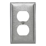 PREMISE WIRING SS8L Standard Wallplate, 1 Gang, 4.5 in H x 2.87 in W, 430 Stainless Steel, Metallic
