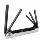 Klein® 70580 Key Set, Measurement System: Metric, 6 Piece, 3 to 10 mm Hex, Alloy Steel, Nickel Polished Chrome