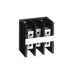 Rockwell Automation 1492 Power Block, Standard Feed-Through/Splicer Block, 3-Pole, Aluminum, 1 Opening Line Side, 1 Opening Load Side, 175 Amps