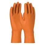 Ambi-dex® 67-307/XXL Engage Superior Disposable Gloves, 2XL, Nitrile, Orange, 12 in L, Powder Free Powder