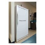 Brady® B30C-4250-509-WT Magnetic Printer Label, 25 ft H x 4-1/4 in W, White Legend/Background, B-509 Polyester