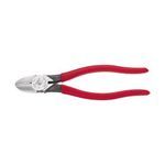 Klein® D220-7 Heavy Duty Hot Riveted Diagonal Cutting Plier, Short Jaw, 1 in L x 31/32 in W x 1/2 in THK Jaw, Steel Jaw
