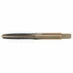 NORSEMAN™ 60751 Type 24-AG Straight Flute Hand Tap, Right Hand Cutting Direction, H3 Thread Limit, Plug Chamfer, 3 Flutes, TiN Coated, HSS