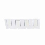 Brady® PermaSleeve® M-250-075-342 M Series Cartridge Label, 3/4 in L x 0.439 in W, B-342 Polyolefin, Black on White