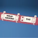Panduit® MP200-C Harness Identification Marker Plate, 2 in OAL, Nylon 6.6, White