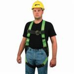 Miller® by Honeywell 650T/UGK HP Series Harness, Universal, 400 lb Load, Polyester with PTFE Strap, Mating Leg Strap Buckle, Mating Chest Strap Buckle, Friction Shoulder Strap Buckle, Steel Hardware, Green