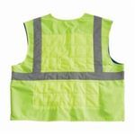 PIP® EZ-COOL® 390-EZ202-Y2/3X 390-EZ202 Evaporative Cooling Vest, 2XL/3XL, Hi-Viz Yellow, Polyester/Nylon