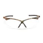 Pyramex® SCM6310STP PMXTREME® Optimal Style Unisex Safety Eyewear, Anti-Fog/Scratch-Resistant Lens Coating, Clear Lens, Half Framed Frame, Camo Frame, Nylon Frame, Polycarbonate Lens, Specifications Met: ANSI Z87.1