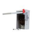 Siemens LF211NRU Enclosed Fusible General Duty Low Voltage Safety Switch, 120/240 VAC, 30 A, 2 hp, DPST Contact Form, 2 Pole