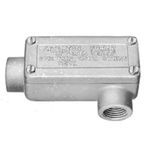 Appleton® Unilets™ ERLL75 ER Series LL-Style Dust-Ignitionproof Explosionproof Conduit Outlet Box With Cover, 3/4 in, Triple Coated