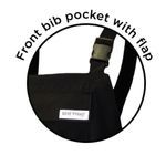 HYDROlite™ HYDROBIB-YB-LG Extreme Weather Bib Overall, L, Black/Fluorescent Yellow, GORE-TEX® PYRAD® Fabric, 30 in Inseam Length