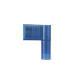 Panduit® Pan-Term® DNFR14-250B-L Female Disconnect, 16 to 14 AWG Conductor, 0.25 in W x 0.032 in THK Tab, Butted Seam Barrel, Brass, Blue, Insulated: Insulated