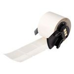 Brady® BMP® 61 BMP® 71 TLS 2200® TLS-PC Link™ ToughBond® PTL-32-427 Self-Laminating Square Wire and Cable Label, 1-1/2 in W, White/Translucent Legend/Background, B-427 Vinyl