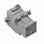 Allen-Bradley 592-1EFBC NEMA Overload Relay, Electronic, Selectable Trip Class 10 20 15 30, Selectable Manual or Auto Manual Reset, 0.2 1.0 A, 1 Normally Open Contact and 1 Normally Closed Contact, Mounts to NEMA Size 0 2 Bulletin 500 Contactors,