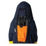 PIP® 9150-5236V Ultralight Ventilated Hood, Universal, Navy Blue, 32 in L, DuPont™ Protera®/Westex® UltraSoft®, 9/13 oz Fabric Weight