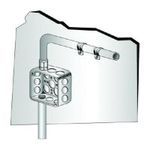 Minerallac Traditional® Jiffy Clip® H85 1-Hole Heavy Duty Conduit Strap, 2 in, For Use With 2 in EMT Conduits, Steel, Zinc Plated