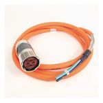 Rockwell Automation SpeedTEC Cable, Motor Power Only, SpeedTec DIN Connector, Drive-end, Flying-lead, 10 AWG, Standard (Non-Flex), 3 Meters