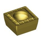 Kennametal® 1157976 Drill Fix™ DFSP™ Drill Insert, Square Shape, 09T308 Insert, SPGT Insert, 0.156 in Thickness, 3/8 in Inscribed Circle, Manufacturer's Grade: KC720, Material Grade: C1/C5