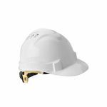 Gateway Safety® 71200 Serpent® Vented Safety Helmet, Fits Minimum Hat Size: 6-5/8 in, Fits Maximum Hat Size: 8-1/4 in, Polyethylene, 6-Point Suspension, ANSI Electrical Class Rating: Class C, ANSI Impact Rating: ANSI Z89.1-2009, Type 1, Ratchet Adjustment